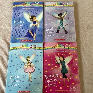 Bundle of 4 Rainbow Magic Fairy books by Daisy Meadows